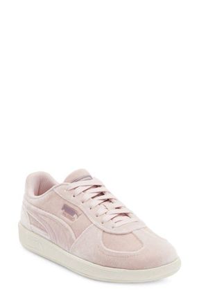 Puma Palermo Velvet Dreams Sneaker in Mauve Mist/Alpine Snow at Nordstrom, Size 6.5