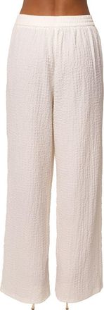 JLUXLABEL Unwind Textured Pants in Ivory at Nordstrom, Size X-Large