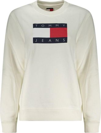 Tommy Hilfiger Bianco Katoenen Dames Sweatshirt
