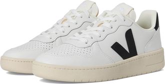 Veja V-10 Prime Womens Shoes Extra White Black : EU 42.5 (US Womens 11.5) M