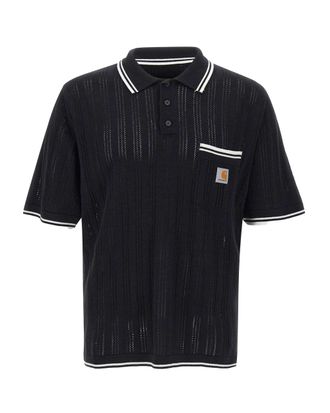 Carhartt Work in Progress Black Wax Ramsey Polo
