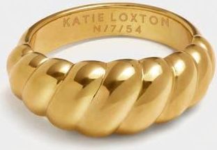 Katie Loxton Harper Twist Ring in Gold at Nordstrom, Size X-Large