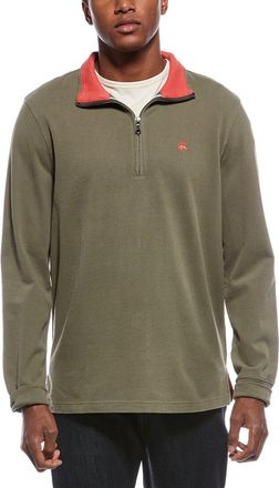 Brooks Brothers Knit Solid 1/4-Zip Pullover