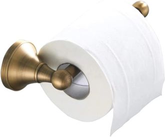 OEM Portarrollos De Papel Higi&eacute;nico Con Acabado De Lat&oacute;n Antiguo Portarrollos De Papel Higi&eacute;nico De Acero Bronce Soporte Resistente Para Rollo De Papel Hi