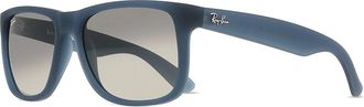 Ray-Ban Justin Gradient Grey Square Mens Sunglasses RB4165 681311 54