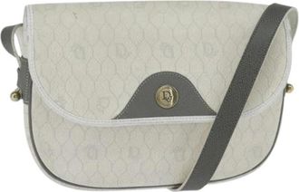 Dior Pre-owned Cross Body Bags, female, White, Size: ONE SIZE Pre-owned Vintage Shoulder Bag