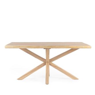 Wabi Home Mesa de comedor de madera maciza 160cm