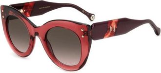 Carolina Herrera Zonnebril - Dames - Zonnebrillen - Rood - 50 MM - Accessoires