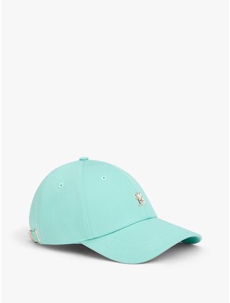 Tommy Hilfiger Womens Monogram Logo Baseball Cap - Menthol