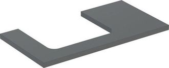 Keramag Placa De Lavabo Geberit One, Recortable A La Izquierda, Para