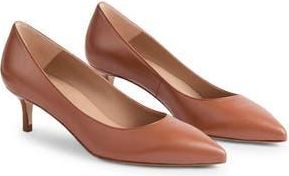 L.k. Bennett Audrey Pointed Toe Kitten Heel Pump in Tan at Nordstrom Rack, Size 12Us / 42Eu