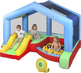 OEM Castillo Hinchable, Trampol&iacute;n, Tobog&aacute;n, Multicolor