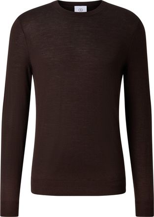 Bogner Ole pure new wool and cashmere jumper for men - Coffee - XXL