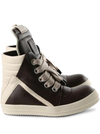 Rick Owens Jumbolace Geobasket high-top sneakers - Brown