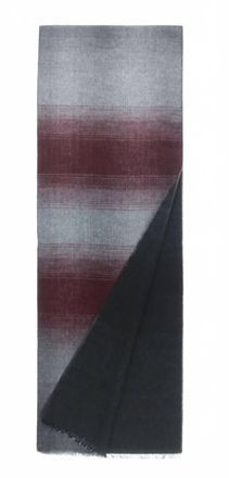 Fraas Womens Colorblock Reversible Scarf In Light Grey
