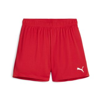 Puma Trainingsshorts PUMA TEAMGOAL SHORTS WMNS, Damen, Gr. M, N-Gr, rot (puma rot, puma wei&szlig;), Interlock, Obermaterial: 100% Polyester, unifarben, regular 