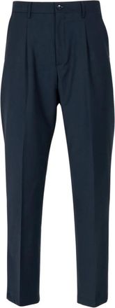 AT.P. CO TOM Broek - Heren - Nette broeken - Blauw - XL - Leer - Broeken