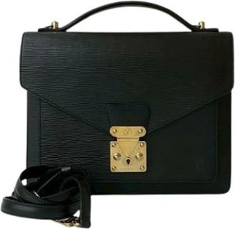 Louis Vuitton Pre-owned Handbags, female, Black, Size: ONE SIZE Pre-owned Leather louis-vuitton-bags