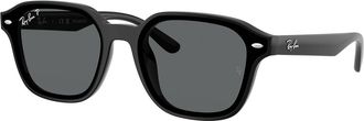 Ray-Ban RB4458D Asian Fit Polarized 601/81 Mens Sunglasses Black Size 65