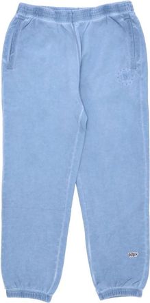 HUF Galaxies Faded Fleece Trainingsbroek - Heren - Sweatpants - Blauw - XL - Katoen - Broeken