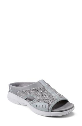 Easy Spirit Traciee Sport Slide Sandal in Grey at Nordstrom, Size 7.5