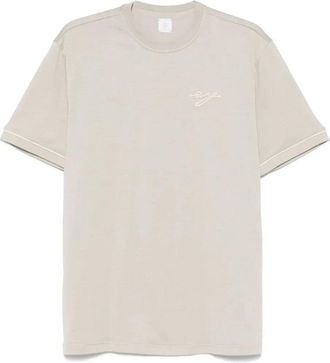Eleventy Embroidered-Logo T-Shirt