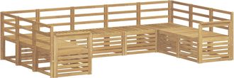 vidaXL Juegos De Sof&aacute;s Madera De Acacia S&oacute;lida Vidaxl