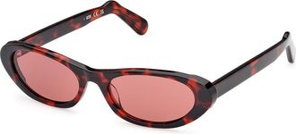 GCDS GD0021 54S Mens Sunglasses Tortoiseshell Size 55