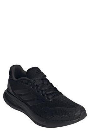 adidas Run Falcon 5 Running Shoe in Black/black/black at Nordstrom Rack, Size 10.5