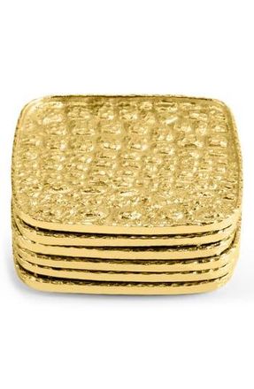 Michael Aram Safari Set of 6 Coasters in Gold at Nordstrom Rack