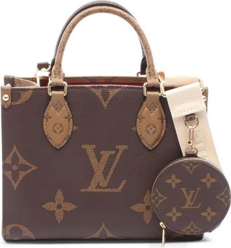 Louis Vuitton Borsa tote OnTheGo PM anni 2010 - Marrone