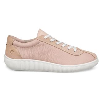 Ecco Ecco Soft Zero Leather Womens Fashion Trainers - Rose Dust - Size:UK 8-8.5