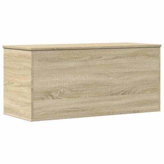 vidaXL Caja De Almacenaje Madera Ingenier&iacute;a Roble Sonoma 100x42x46 Cm Vidaxl