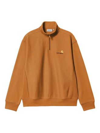Carhartt Work in Progress American Script sweatshirt - men - Polyester/Cotton - S - Brown