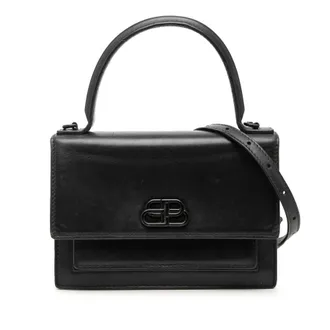 Balenciaga Pre-owned Balenciaga Leather Sharp Top Handle Bag XS Ladies TQFQ76VWO4B6XZST