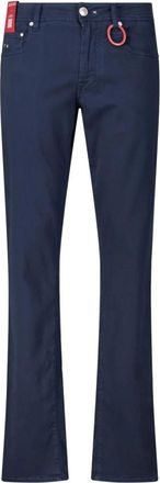 Sartoria Tramarossa Regular-Fit Jeans - Heren - Flared Jeans - Blauw - W34 - Katoen - Jeans