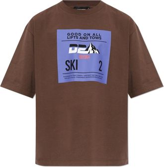 Dsquared2 Uomo, Top, Marrone, XL, new