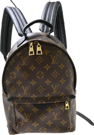 Louis Vuitton Palm Springs Monogram Brown Canvas Backpack Bag (Pre-Owned)