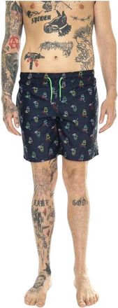 Happy Socks Hombre, Trajes de ba&ntilde;o, Azul, Talla: M