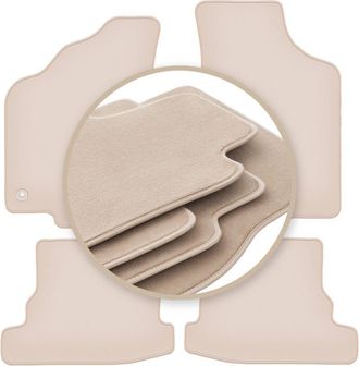 OEM Alfombrillas Beige Premium Para Volkswagen Polo Iii Fl 6n2 Hatchback, Sedan, Classic 1999-2001