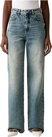 Patrizia Pepe Jeans dritti a vita alta - - Jeans - Donna - Blu - W26