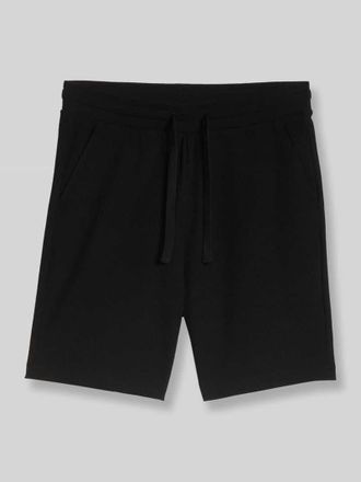Tom Tailor Denim Regular Fit Sweatshorts aus Baumwoll-Mix in Black, Gr&ouml;&szlig;e XXL
