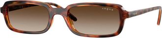 Vogue Eyewear Zonnebrillen - Dames - Zonnebrillen - Bruin - 53 MM - Accessoires