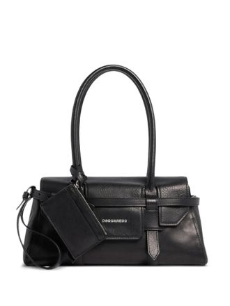 Dsquared2 Twin tote bag - women - Calf Leather/Cotton/Calf Leather - OS - Black