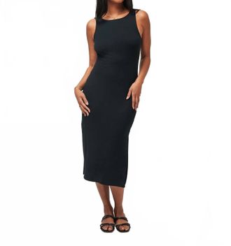 Travis Mathew Cloud Rib Hadley Wood Dress In Black