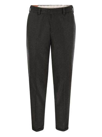Pantaloni Torino The Rebel elasticated-waist trousers - men - Virgin Wool/Cashmere/Spandex/Elastane - 36 - Green