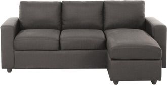 Maisons du monde Sofá cheslong de 3 plazas gris