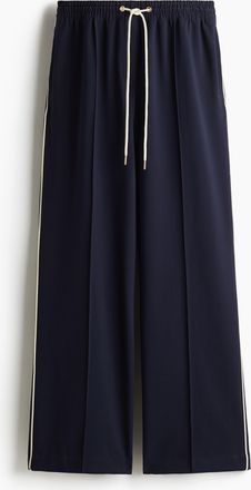 H&M Weite Twillhose - Blue