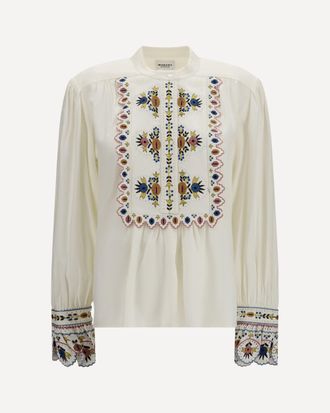 Isabel Marant Monique embroidered Top Female 38