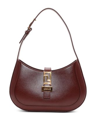 Versace small Greca Goddess leather shoulder bag - women - Lambskin/Calf Leather - One Size - Red